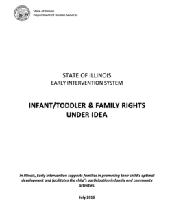 Infant/Toddler & Family Rights under IDEA